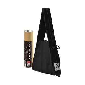 Joseph & Stacey Lucky Pleats Knit Bag Small Rich Black Lhtweht :]